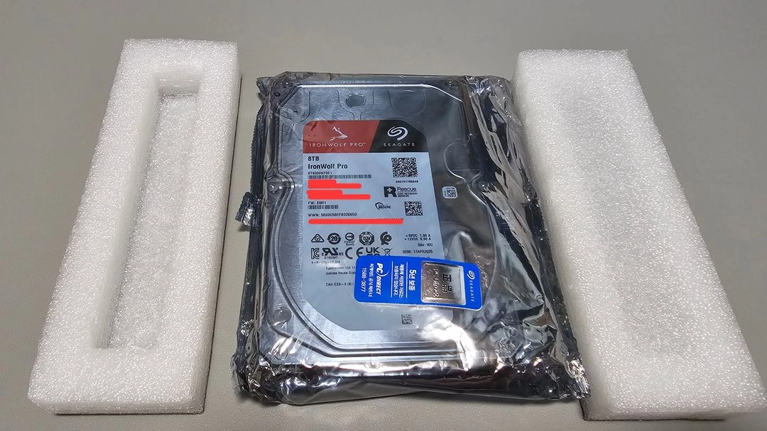 Seagate IronWolf Pro 7200/256M (ST8000NT001, 8TB) 이미지