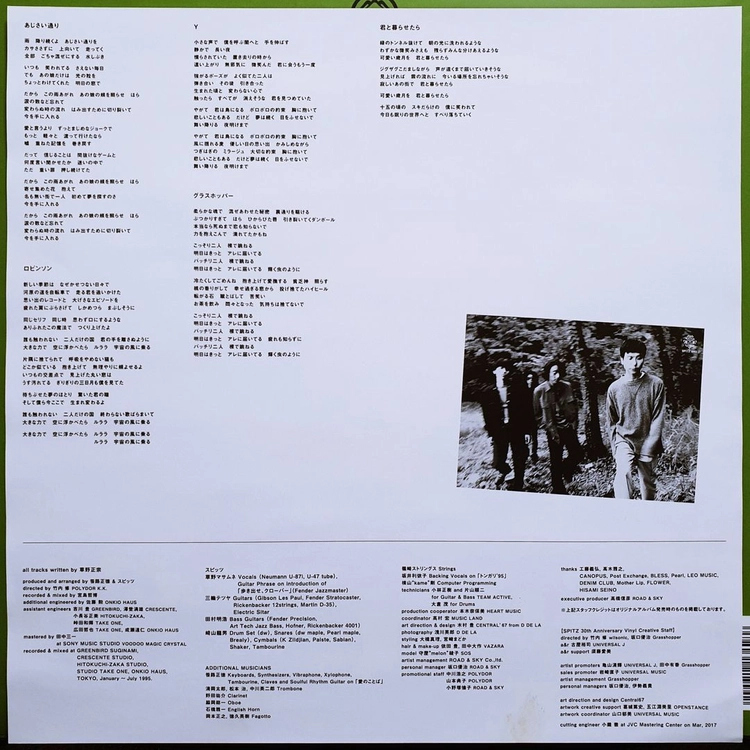스피츠 Spitz 6집 ハチミツ LP 이미지