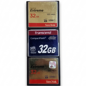 정품 샌디스크,트랜샌드 CF메모리 32GB 3개 일괄 이미지