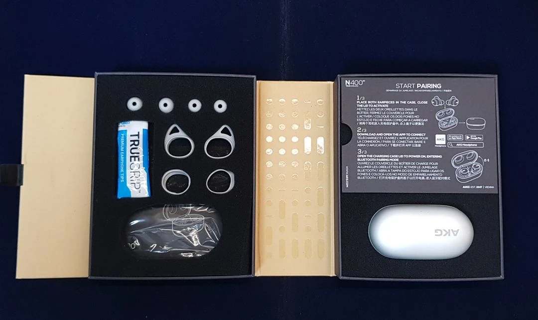 AKG N400 노이즈 캔슬링 블루투스 이어폰 이미지