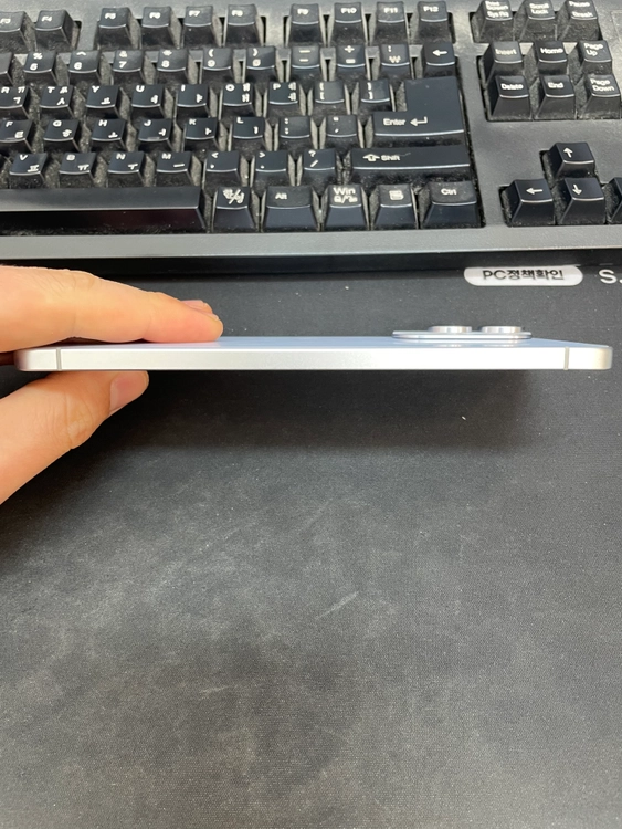 갤럭시S25엣지 블루 512GB 무잔상 상태좋은 중고72만팝니다 이미지