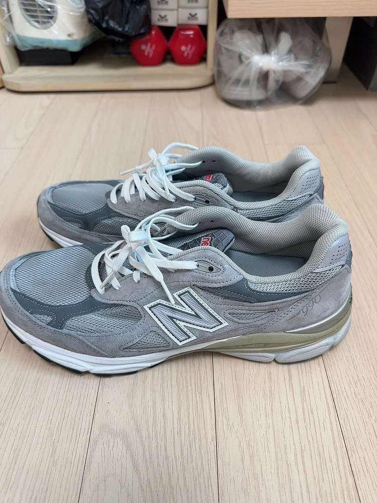[285] 뉴발란스 990v3 그레이 발볼 B (M990GL3) 이미지