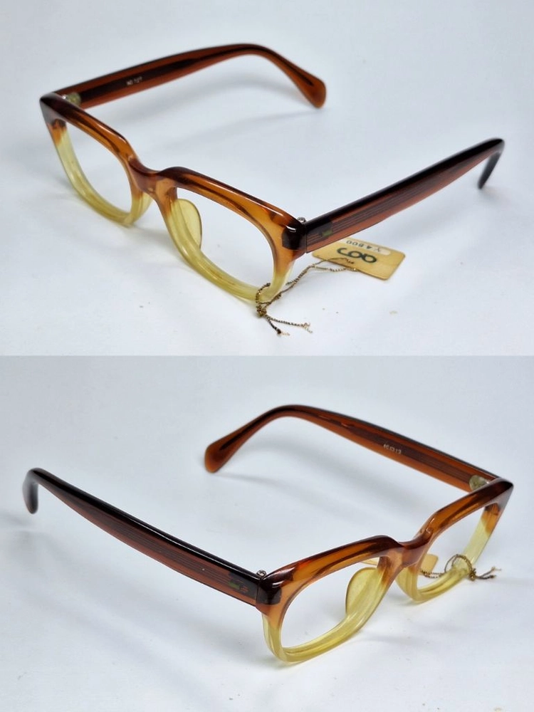 AG FRAME NO.727 안경테 46mm 뿔테 아세테이트 일본 빈티지 데드스톡 아메카지 레트로 클래식 앤틱 복고 이미지