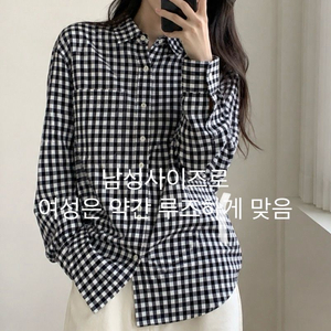 유니클로 린넨 셔츠 S(남) 네이비 이미지
