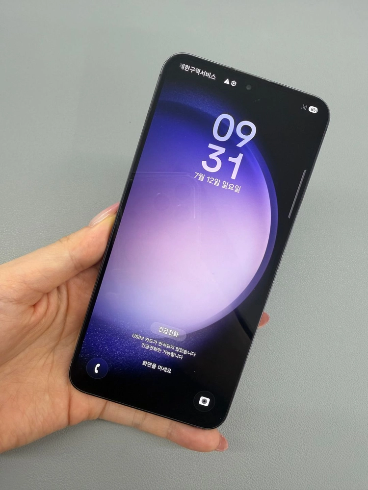 갤럭시 S23플러스 256GB 블랙 가성비폰 선택약정 가능 실사진 106085 이미지