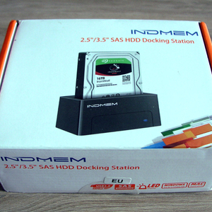 INDMEM SAS HDD/SSD 도킹 스테이션 이미지