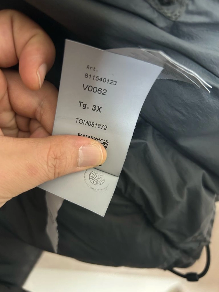 24FW 스톤아일랜드 크링클랩스 논후드 패딩 리드그레이 XXXL 이미지
