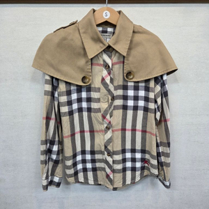 버버리 키즈 주니어 케이프 노바체크 셔츠긴팔 12세 145cm 이미지
