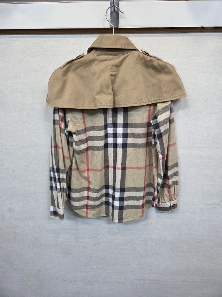 버버리 키즈 주니어 케이프 노바체크 셔츠긴팔 12세 145cm 이미지