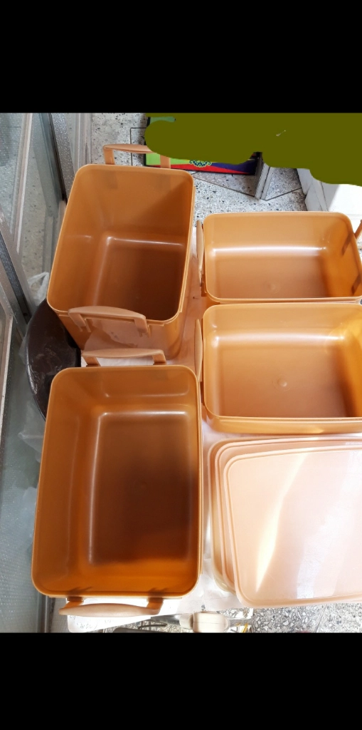 김치통6통(위니야 담채 김치냉장고 살때주던 통) 2개합 3,000원 이미지