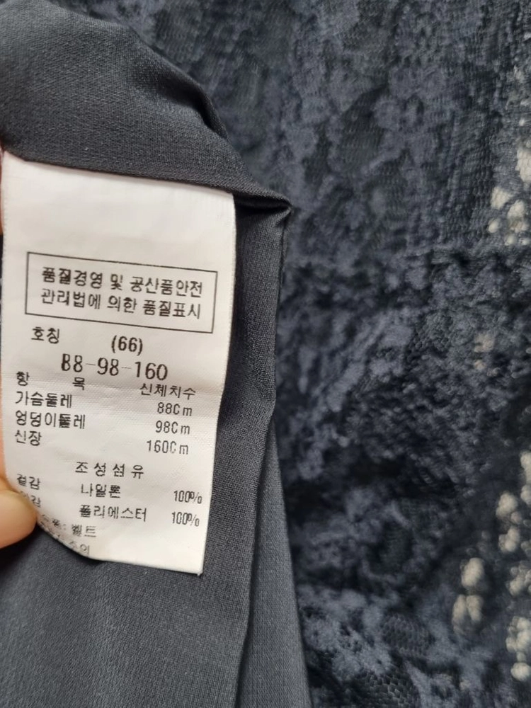 듀엘 블랙 레이스원피스 (실사이즈꼭 확인) 이미지