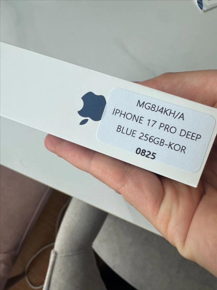 아이폰 17프로 256GB 딥블루 iphone 17pro 이미지