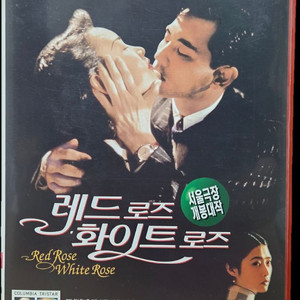 레드 로즈 화이트 로즈 비디오테이프 이미지