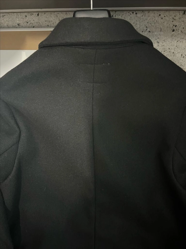 ZARA 완전 깔끔한 블랙 클래식 기본핏 코트 11-12세 이미지