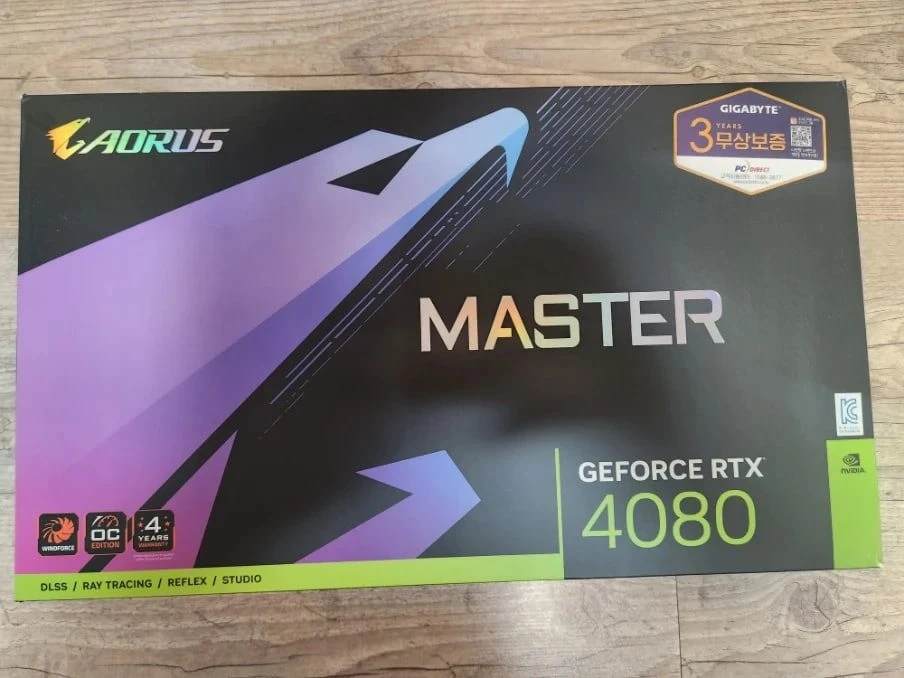 rtx4080 어로스마스터 그래픽카드 팝니다. - 안심되는 중고거래