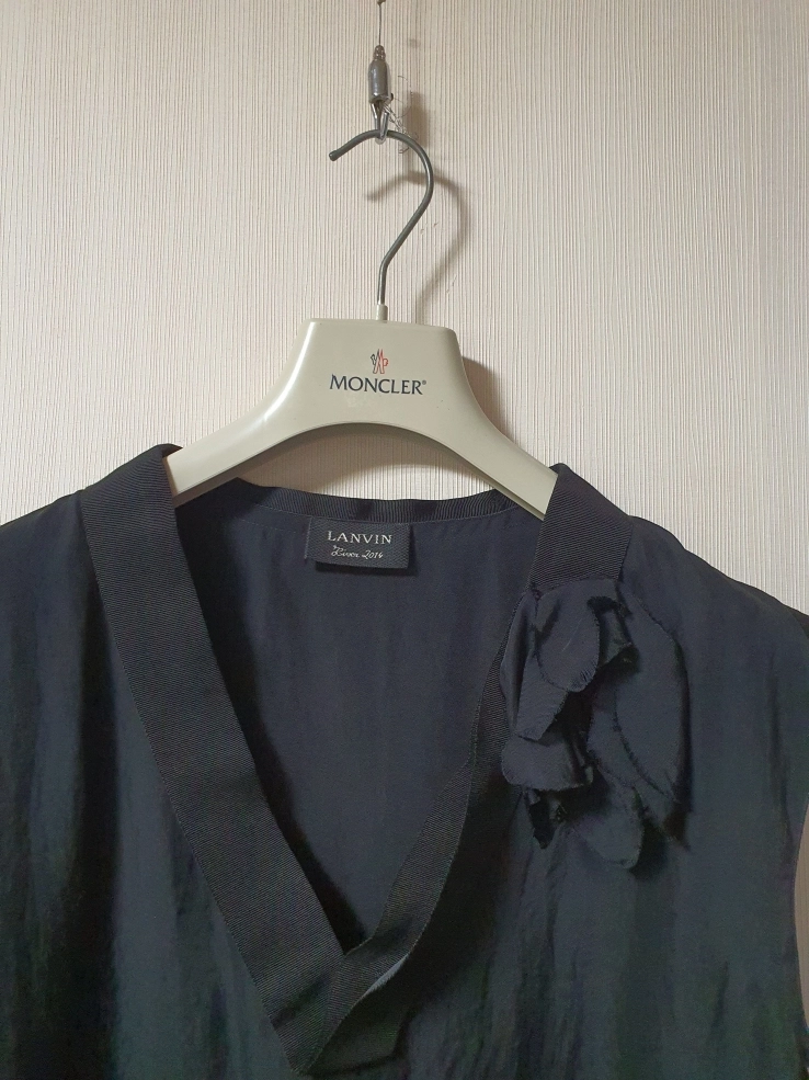 랑방 파리스 오리지널 프랑스 LANVIN 링클 블라우스 55 사이즈 정품 이미지