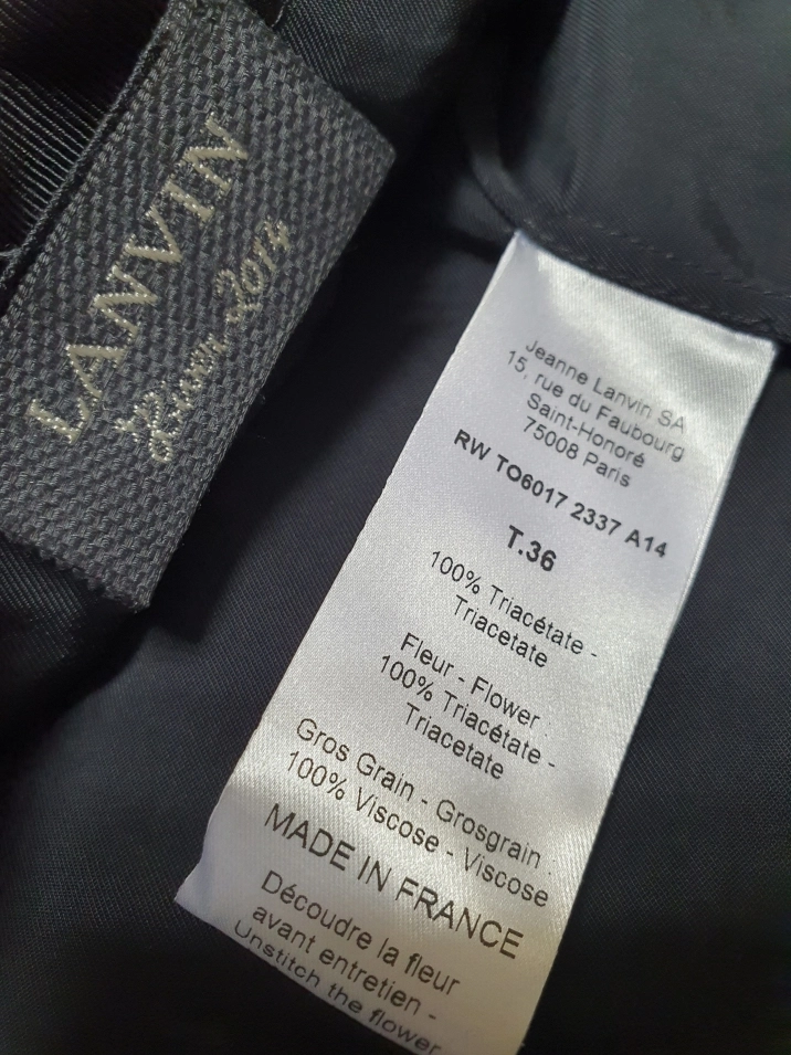 랑방 파리스 오리지널 프랑스 LANVIN 링클 블라우스 55 사이즈 정품 이미지