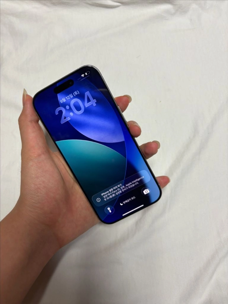 새상품급 아이폰 16pro256GB 화이트 티타늄 (배터리89%) 이미지