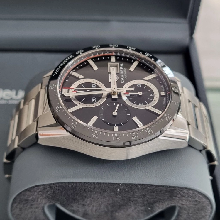 태그호이어 준신형 까레라 크로노그래프 41mm 검판 CBM2110(오버홀 완료) 이미지