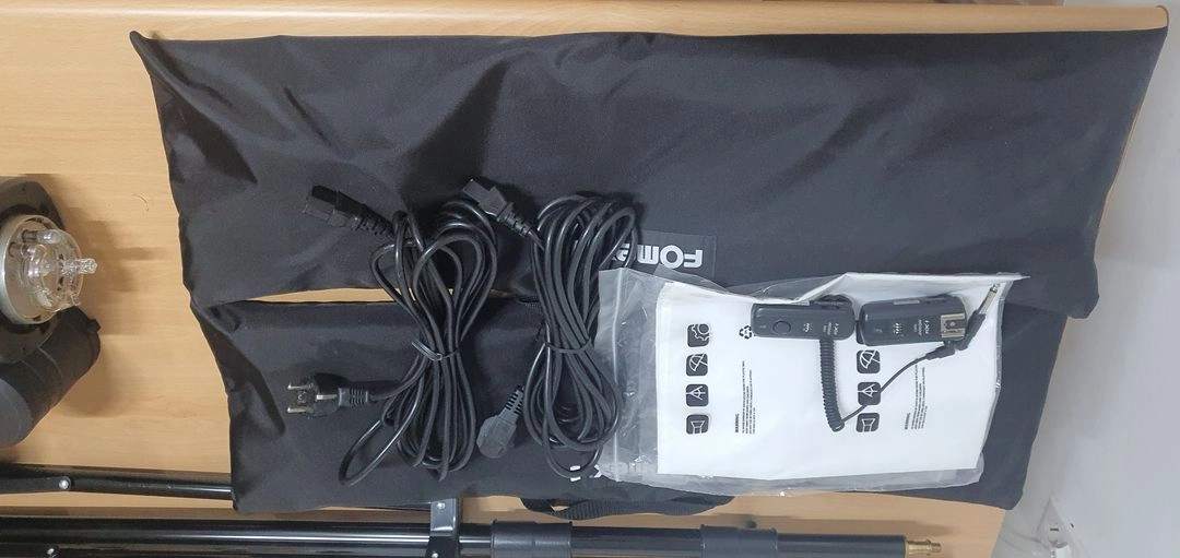 포멕스 E600 2등 풀세트 (소프트박스/스탠드/무선동조기 포함) 이미지