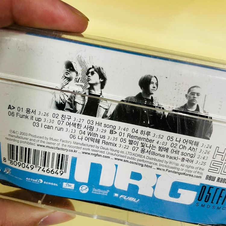 [중고음반/TAPE] 엔알지 NRG 5집 HIT SONG 이미지