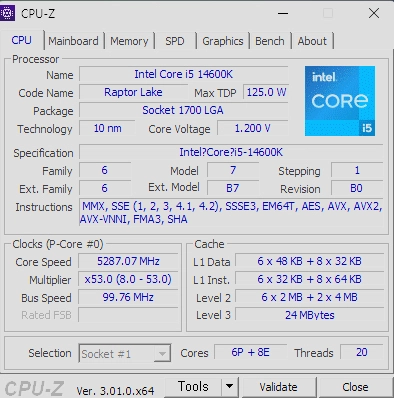 컴퓨터 i5-14600k 14코어 20스레드 / rtx5070ti / 커세어 DDR4 32GB 튜닝램 이미지
