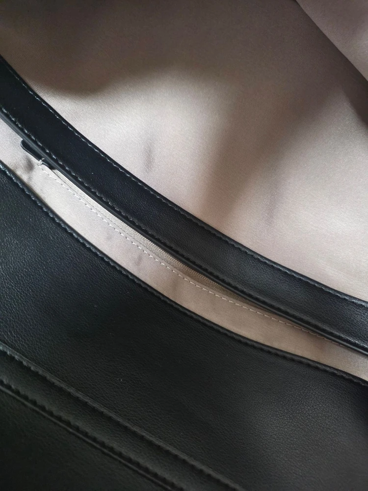 시야쥬 siyazu SIAC3061 Leather Michelle Bag M_Black 이미지