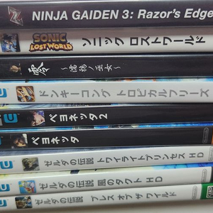 wiiu 타이틀 일괄 판매합니다 이미지