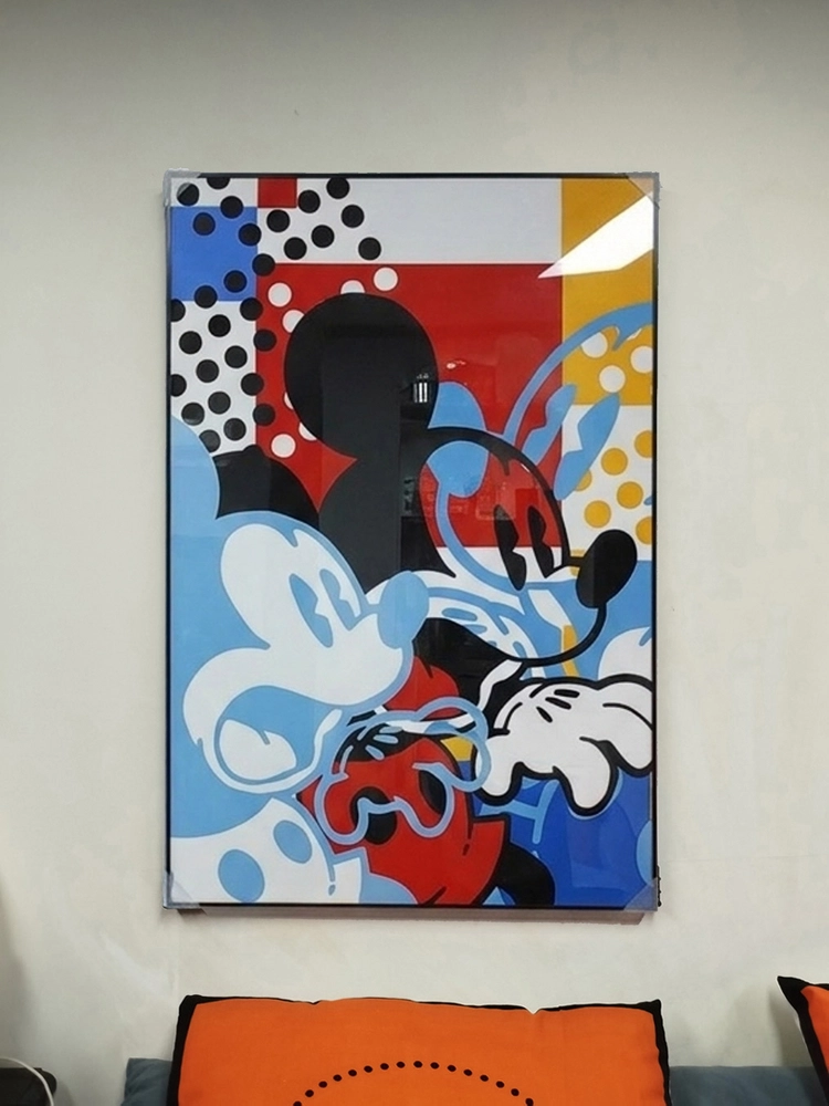 그림 액자 팝아트 인테리어소품 톰과제리 마우스액자 대형그림액자 거실인테리어 아트포스터 캔버스액자 팝아트액자 이미지