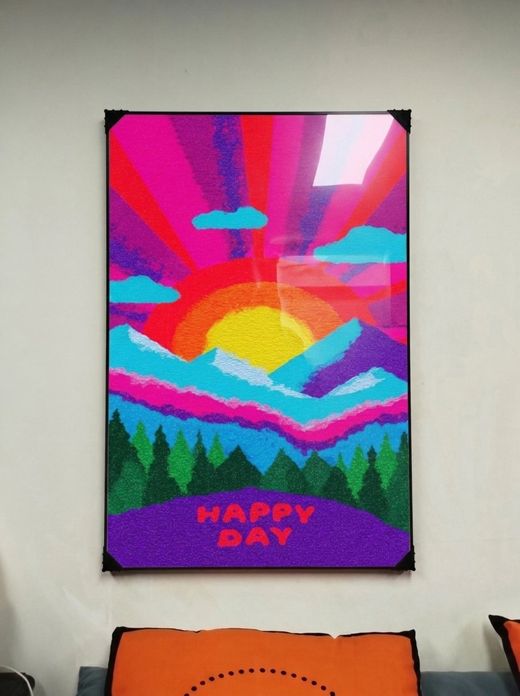 그림 액자 팝아트 인테리어소품 풍경화액자: 풍경화 그림 대형그림액자 거실인테리어 아트포스터 캔버스액자 팝아트액자 - 안심되는 중고거래