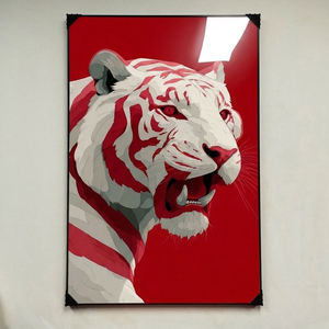 그림 액자 팝아트 인테리어소품 호랑이그림 호랑이액자 작품 팝아트 인테리어소품 동물 그림 액자 대형그림액자 인테리어 이미지