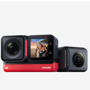 인스타 360 one rs 액션캠 세트+ 다이브 케이스 +셀피스틱 팝니다 이미지
