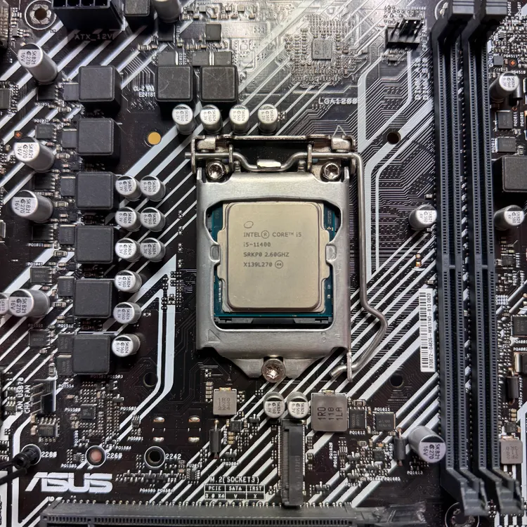 인텔 I5-11400 CPU ASUS H510m 메인보드 판매 이미지