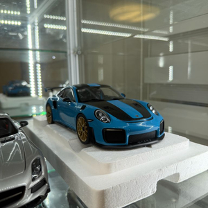 1:18 오토아트 포르쉐 911 991 gt2rs 마이애미 블루 다이캐스트 팝니다 이미지