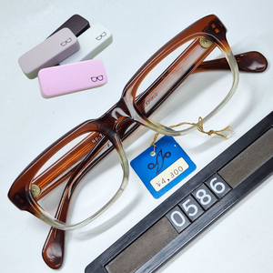 AG FRAME NO.727 안경테 48mm 뿔테 아세테이트 일본 빈티지 데드스톡 아메카지 레트로 클래식 앤틱 복고 이미지