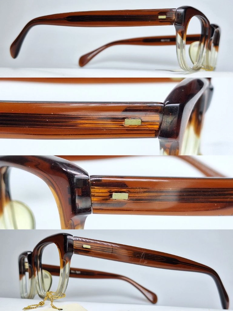AG FRAME NO.727 안경테 48mm 뿔테 아세테이트 일본 빈티지 데드스톡 아메카지 레트로 클래식 앤틱 복고 이미지