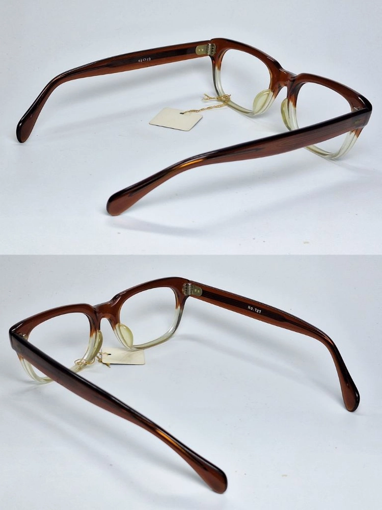 AG FRAME NO.727 안경테 48mm 뿔테 아세테이트 일본 빈티지 데드스톡 아메카지 레트로 클래식 앤틱 복고 이미지