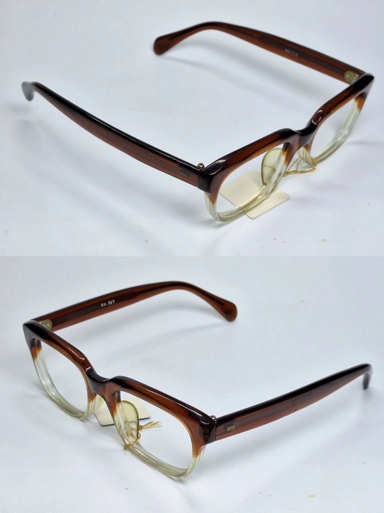 AG FRAME NO.727 안경테 48mm 뿔테 아세테이트 일본 빈티지 데드스톡 아메카지 레트로 클래식 앤틱 복고 이미지