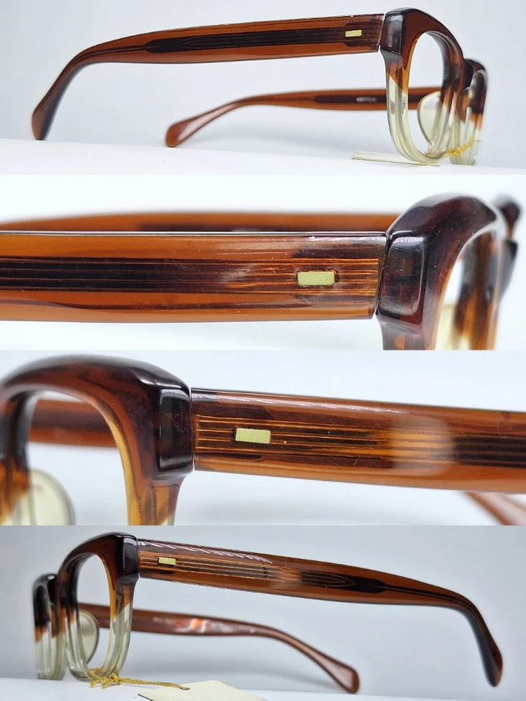 AG FRAME NO.727 안경테 48mm 뿔테 아세테이트 일본 빈티지 데드스톡 아메카지 레트로 클래식 앤틱 복고 이미지