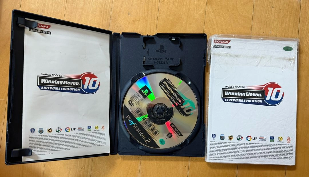 PS2 위닝일레븐 10 LE 미개봉 설명서 포함 이미지