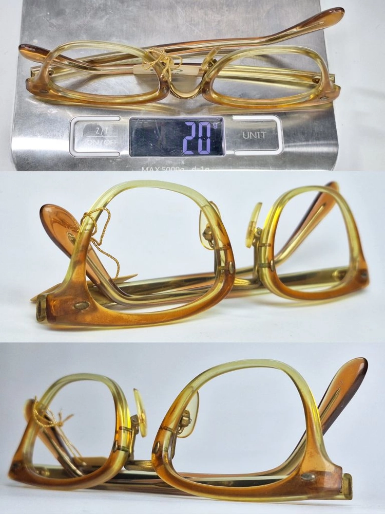 AG FRAME NO.22 안경테 리벳 뿔테 아세테이트 일본 빈티지 데드스톡 아메카지 레트로 클래식 앤틱 복고 수입 이미지