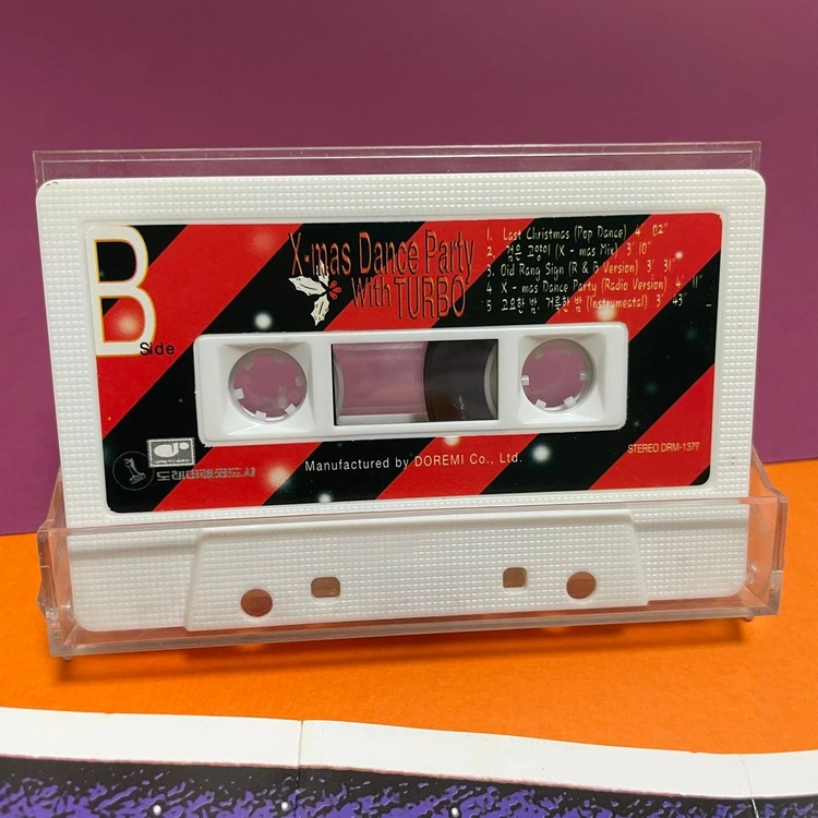 [중고음반/TAPE] 터보 Turbo 베스트앨범 캐롤 Dance Party With TURBO 카세트테이프 이미지
