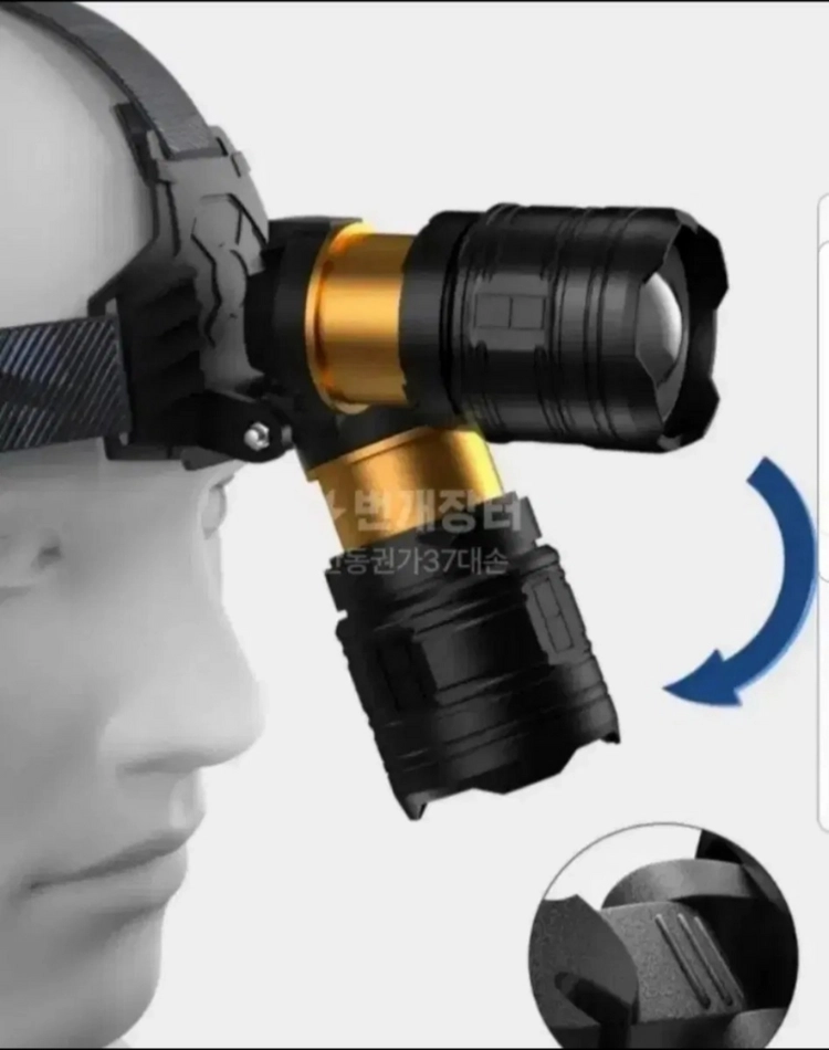 가장밝은 XHP360헤드랜턴.해루질.36코어 이미지