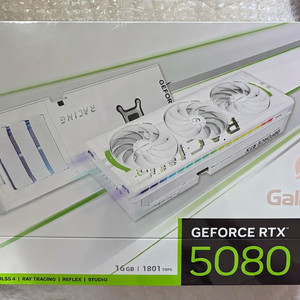 MANLi 지포스 RTX 5080 Gallardo OC D7 16GB White 미개봉 이미지