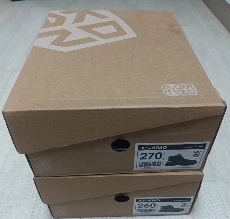 ks-606D 코오롱 안전화 260 새제품 메쉬 미끄럼방지 이미지