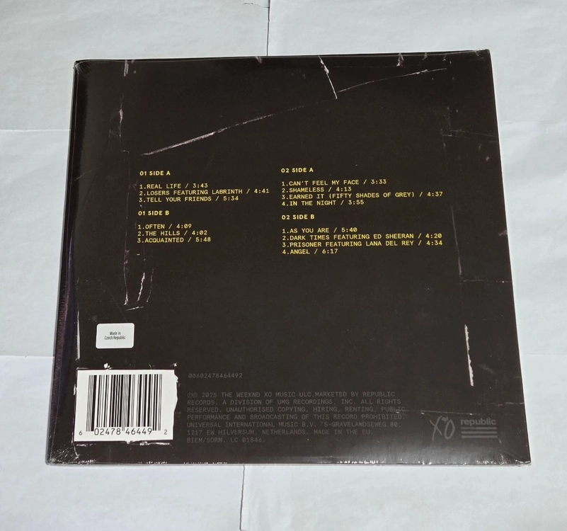 [LP] 미개봉 위켄드 Weeknd Beauty Behind The Madness 이미지
