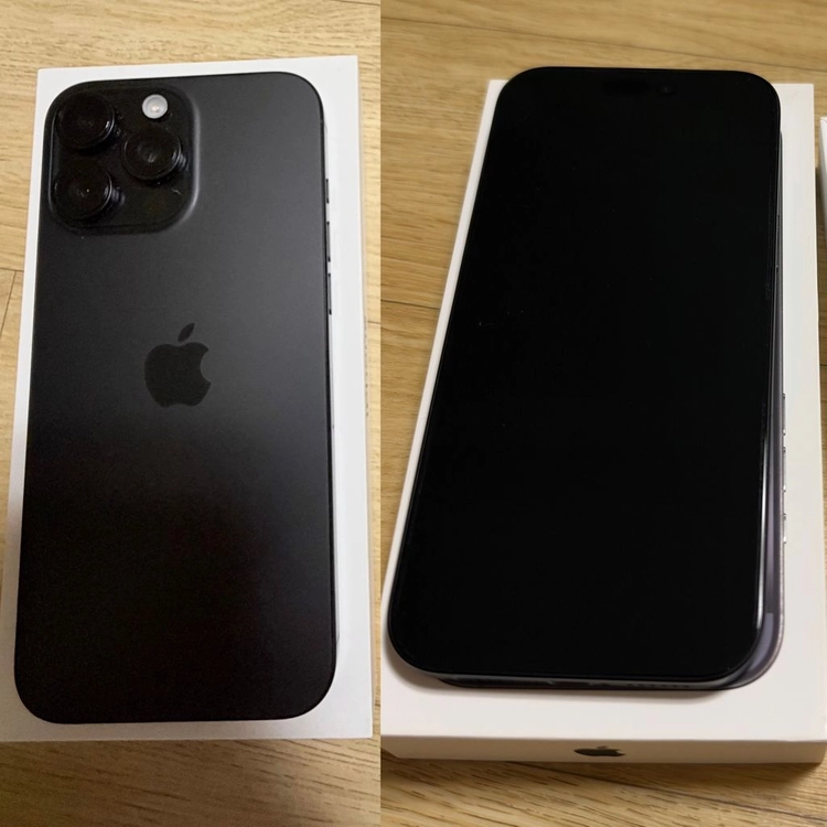 아이폰 16프로맥스 블랙티타늄 256GB 이미지