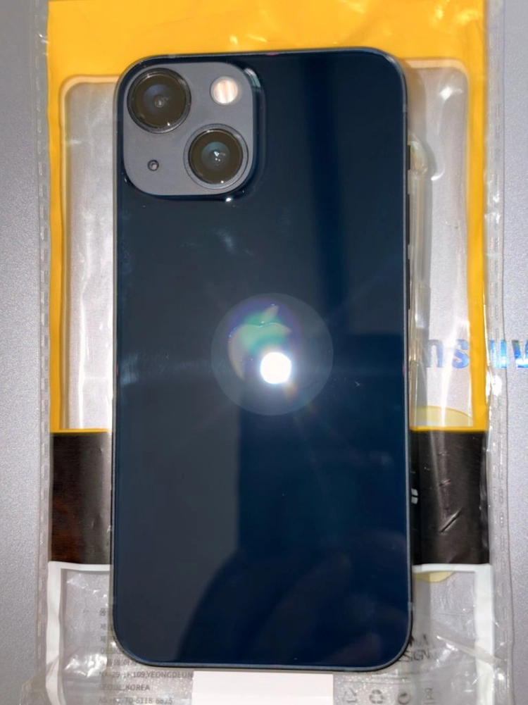 아이폰 13미니 128GB 미드나이트 리퍼 후 미사용 팝니다 애케플 이미지