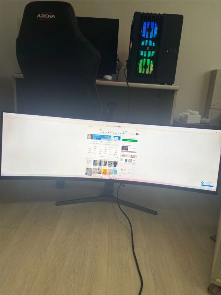 삼성 49인치 와이드모니터 c49rg90 팝니다 이미지