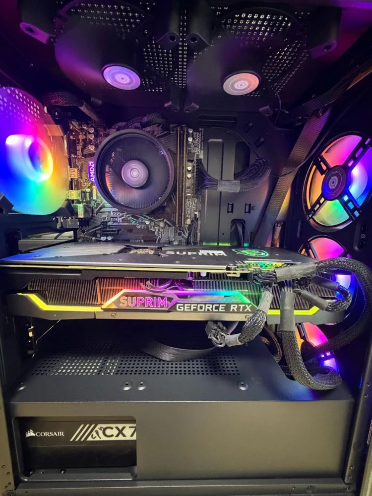 라이젠 5600 RTX 3080 SUPRIM LHR 게이밍 컴퓨터 본체 PC 데스크탑 - 안심되는 중고거래